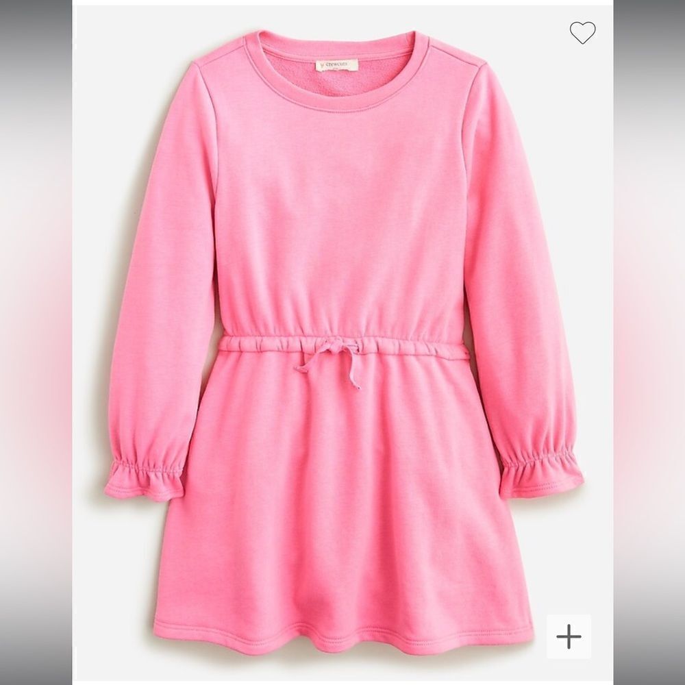 crewcuts Girls' ruffle-sleeve sweatshirt-dress